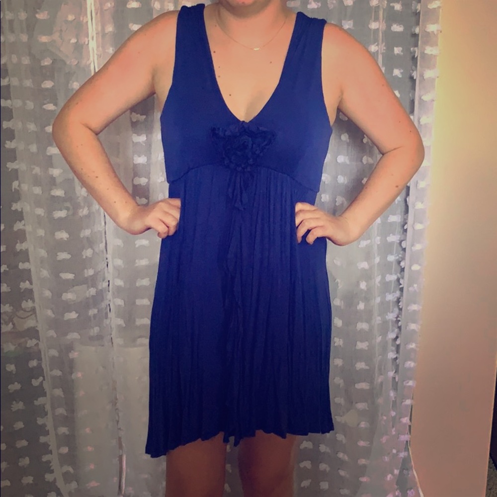 Blue dress